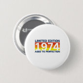 Badge Rond 5 Cm 50e anniversaire (Devant & derrière)