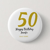 50e anniversaire ajouter nom date année noire modè