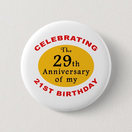 Badge Rond 5 Cm 50e anniversaire Gag Cadeaux (Devant)