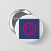 Badge Rond 5 Cm 51e Division d'infanterie des Highlands (Devant & derrière)