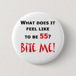 Badge Rond 5 Cm 55 mordez-moi !