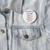 Badge Rond 5 Cm 57 coupons la merde (En situation)