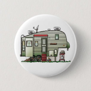Badge Rond 5 Cm 5ème bouton de pointe de campeur de roue