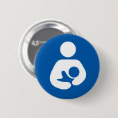 Badge Rond 5 Cm 600px-Breastfeeding-icon-med.svg (Devant & derrière)