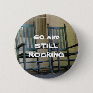 Badge Rond 5 Cm 60 ET TOUJOURS Bouton ROCKING