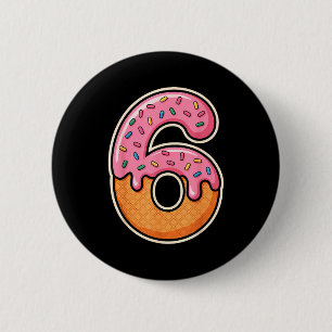 Badge Rond 5 Cm 67 Costume Duo Halloween Correspondant Numéro 6 Et