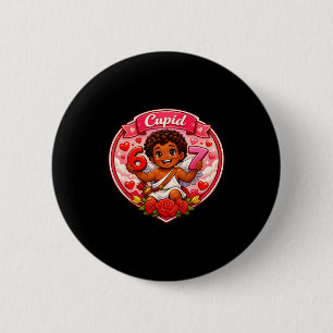 Badge Rond 5 Cm 67 Cupid Afro-Américain Tendance de Meme de la Sai