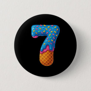 Badge Rond 5 Cm 67 Glace Dégoulinante Mème Drôle Six Sept Gén-alph