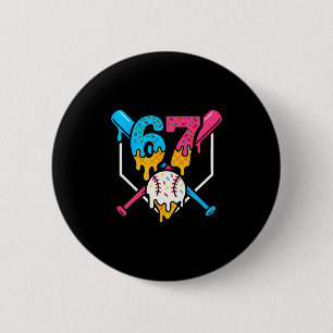 Badge Rond 5 Cm 67 Glace Goutte Vendre Mème Six Sept Gen Alpha Sl