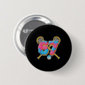 Badge Rond 5 Cm 67 Ice Cream Drip Meme Gen Alpha Slang Lacrosse Sr (Devant & derrière)