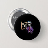 Badge Rond 5 Cm 67 Mème de professeur de mathématiques Brainrot Si (Devant & derrière)