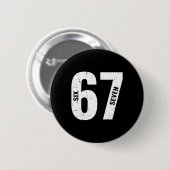 Badge Rond 5 Cm 67 Mème drôle Six Sept Rétro (Devant & derrière)