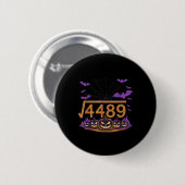 Badge Rond 5 Cm 67 Meme Racine Carrée 4489 Argot Math Halloween Co (Devant & derrière)