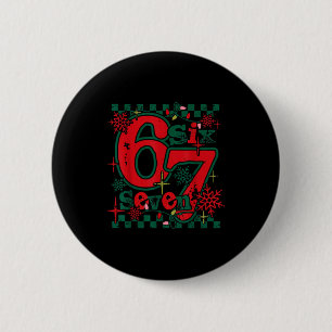 Badge Rond 5 Cm 67 Mème Six Sept Pour Enfants Femmes Hommes Garçon