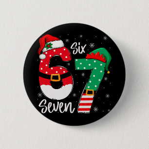 Badge Rond 5 Cm 67 Meme Six Seven Pour Enfants Femmes Hommes Garço