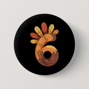 Badge Rond 5 Cm 67 Meme Thanksgiving jour de la dinde drôle duo ap