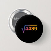 Badge Rond 5 Cm 67 Six Seven 6-7 Meme (Devant & derrière)