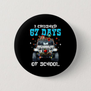 Badge Rond 5 Cm 67 Six Seven Je Casse 67 Jours D'école Drôle Mème