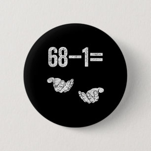 Badge Rond 5 Cm 67 Six Seven Mathématiques Mathématiques Équation
