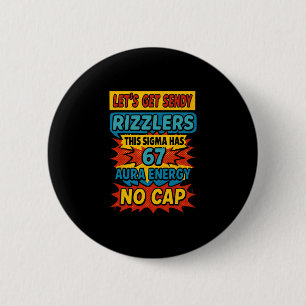Badge Rond 5 Cm 67 Six Seven Obtenir Sendy Meme Design Drôle 6 7 S