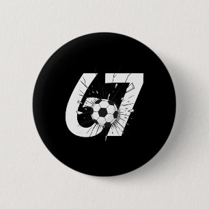 Badge Rond 5 Cm 67 Soccer Six Seven 6 7 Mème 67 _3