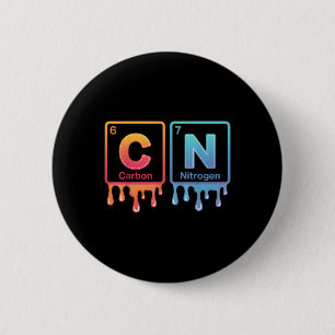 Badge Rond 5 Cm 6 7 Drôle Science Chimie Professeur Tableau Périod