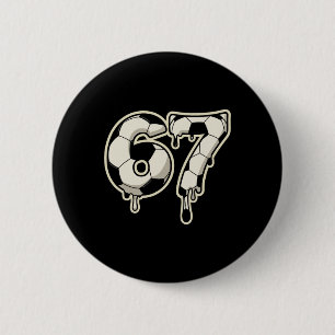 Badge Rond 5 Cm 6 7 Football Byll Drip Graphique Six Sept Mème