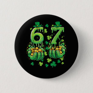 Badge Rond 5 Cm 6 7 Jour de la Saint-Patrick