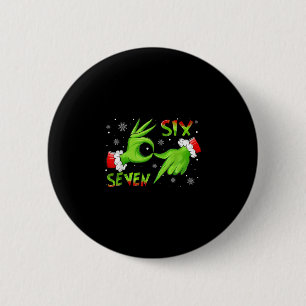 Badge Rond 5 Cm 6 7 Six Seven Main Génération Z Alpha Meme Argot N
