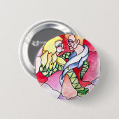 Badge Rond 5 Cm 6 - Amants (Devant & derrière)