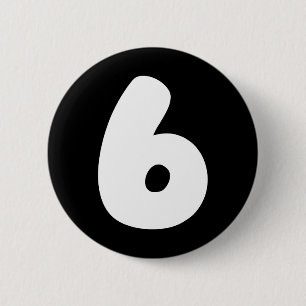 Badge Rond 5 Cm 6 Numéro Six Sept 67 Gen Alpha Argot T Drôle Mème