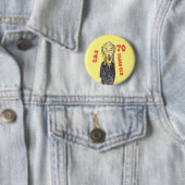 Badge Rond 5 Cm 70 ans anniversaire n'importe quel âge 6 cm badge  (En situation)