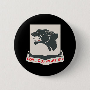 Badge Rond 5 Cm 761e Bataillon de chars - Panthers noirs avec text