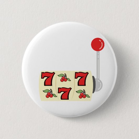 Badge Rond 5 Cm 777 Jackpot (Devant)