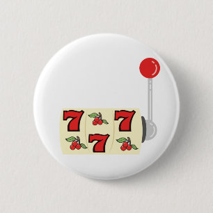 Badge Rond 5 Cm 777 Jackpot