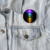 Badge Rond 5 Cm 7 Chakra (En situation)