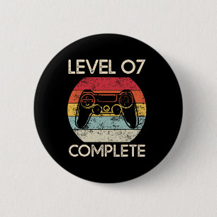 Badge Rond 5 Cm 7e anniversaire de Mariage Couples Husbynd Gamer F