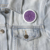 Badge Rond 5 Cm 7ème Art curatif de Chakra - #2 (En situation)