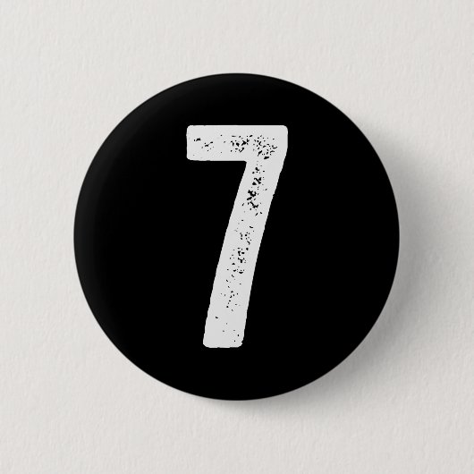 Badge Rond 5 Cm 7th Birthday 7 Years Uniform Srts Team Jersey Numb (Devant)