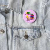 Badge Rond 5 Cm 80 est de bons T-shirts et cadeaux d'anniversaire (En situation)