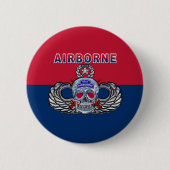 Badge Rond 5 Cm  82e division aéroportée (Devant)