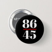 Badge Rond 5 Cm 8645 Anti-Trump (Devant & derrière)