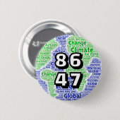 Badge Rond 5 Cm 8647 (Terre) (Devant & derrière)
