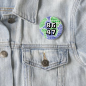 Badge Rond 5 Cm 8647 (Terre) (En situation)