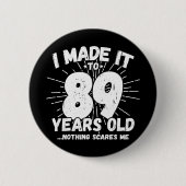 Badge Rond 5 Cm 89 Ans Mème Sarcastique Mème drôle 89ème Anniversa (Devant)