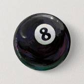 Badge Rond 5 Cm 8 Ball (Devant)