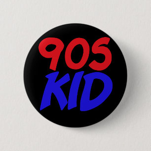 Badge Rond 5 Cm 90s Kid