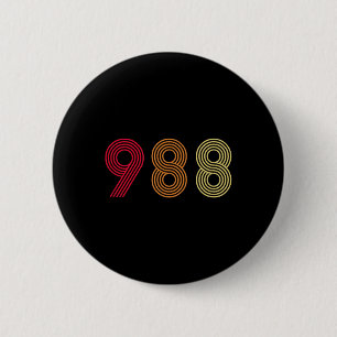 Badge Rond 5 Cm 988 Tee Suicide Prevention Hotline Health Mental A