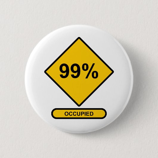 Badge Rond 5 Cm 99 % occupés (Devant)