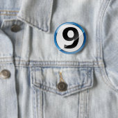 Badge Rond 5 Cm 9 bleu (En situation)